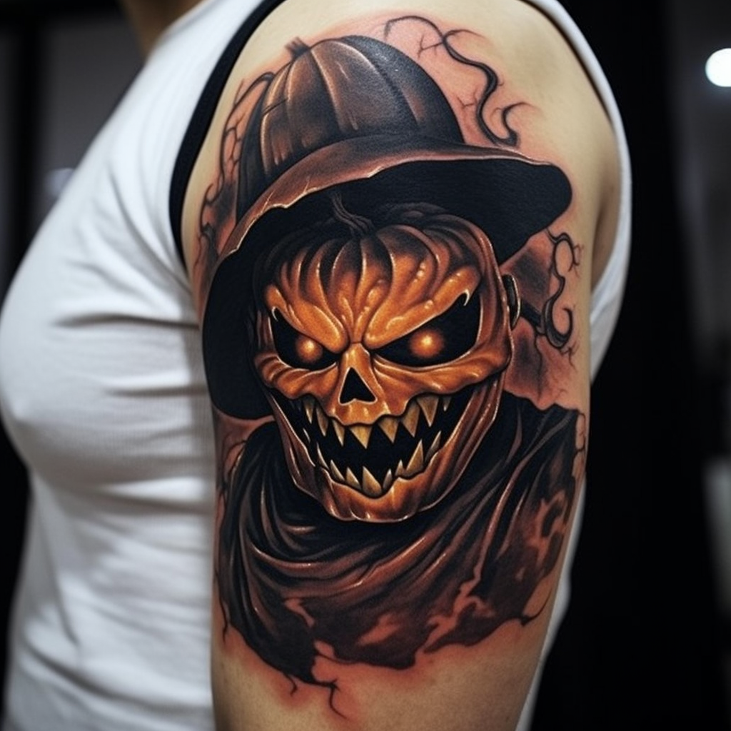 Large Demon Tattoo