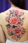 A vibrant floral tattoo idea with blooming roses and delicate ad62f0dc 2bf7 487a b734 83345bd837d0 optimized (1)